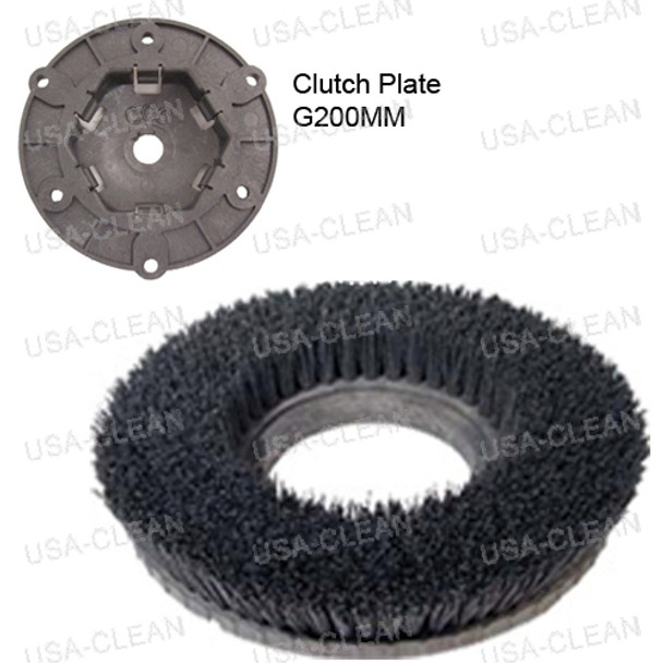 773212 W/ G200MM - 12 inch heavy grit stripping brush - 80 grit 996-1502