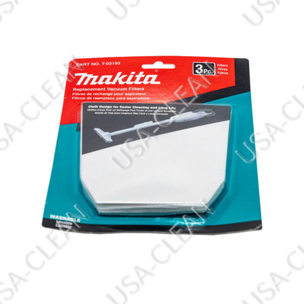  - Vacuum filter cloth (3 pk) 992-8180