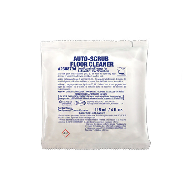  - Auto-scrub floor cleaner packet 250-0027
