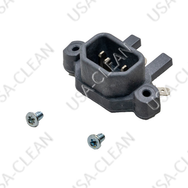 20705500 - Grounded socket with parts 372-2655