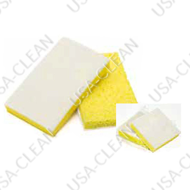 ACS63-614 - Fine white backed scrubber sponge (pkg of 20) 255-8008