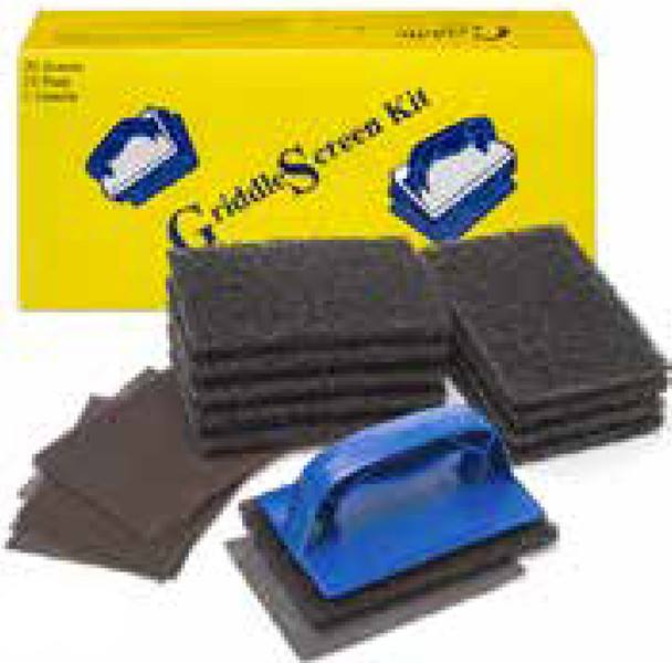 ACS678 - Griddle screen kit (20 screens, 10 pads, 1 holder) 255-8036