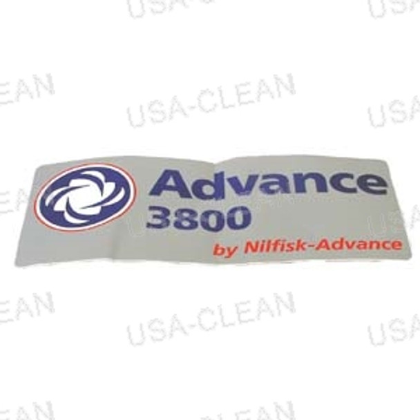 016582 - Hydro 3800 side decal (goes on tank) (OBSOLETE) 272-2024