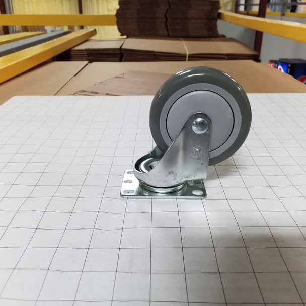 KW015 - Caster with plate (OBSOLETE) 225-0158