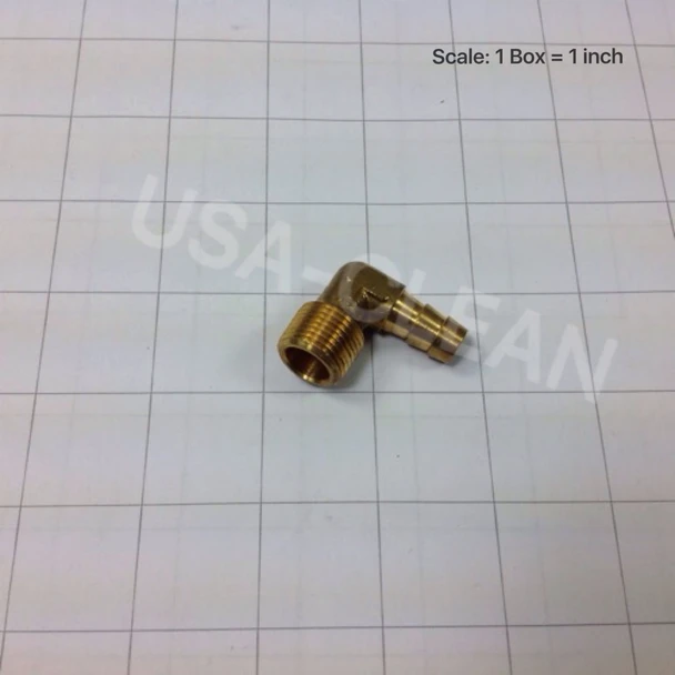 CSS143 - 90 degree hose barb 3/8 inch 225-0369