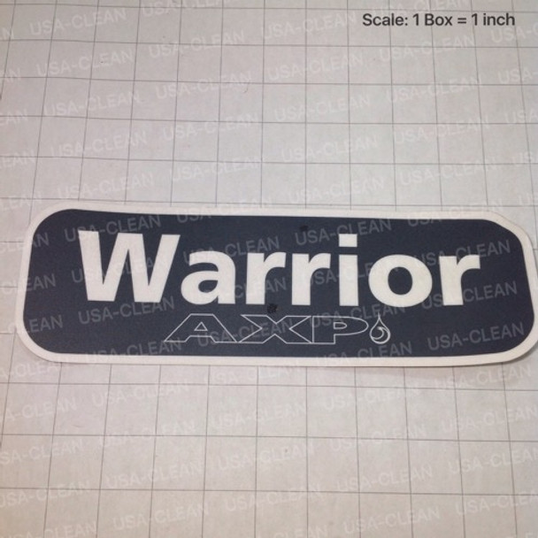 016726 - Warrior AXP decal 272-2286