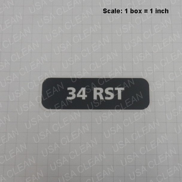 315919 - 34RST decal 272-8165