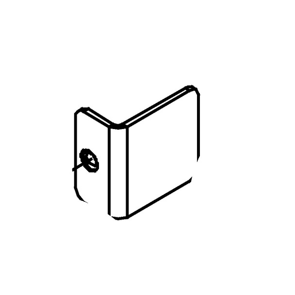 1017062 - Battery spacer angle 275-8191