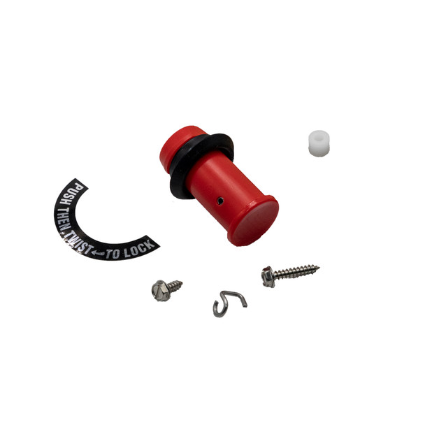 643812 - Locking button (red) 279-0145