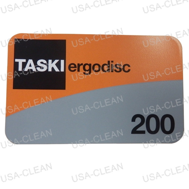 4125370 - ergodisc 200 decal 292-0354