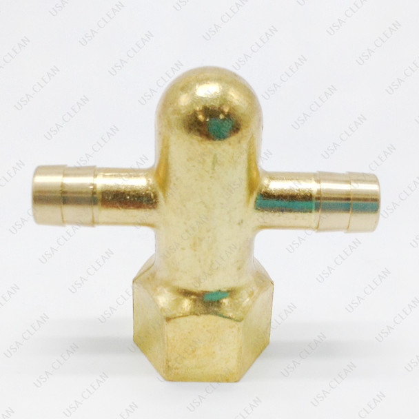 02103.23 - UC 65e Tee Rinse Thermometer (Brass) 350-0978