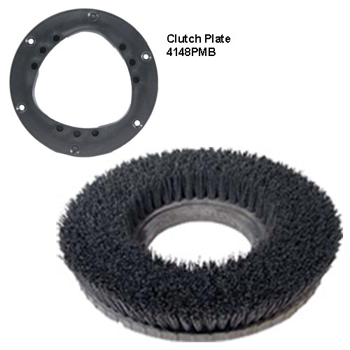 MALISH 772419 W/4148PMB 19 inch polypropelene scrubbing brush