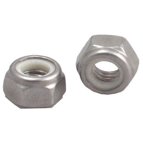  - Nut M6 nylon insert stainless steel 193-0139