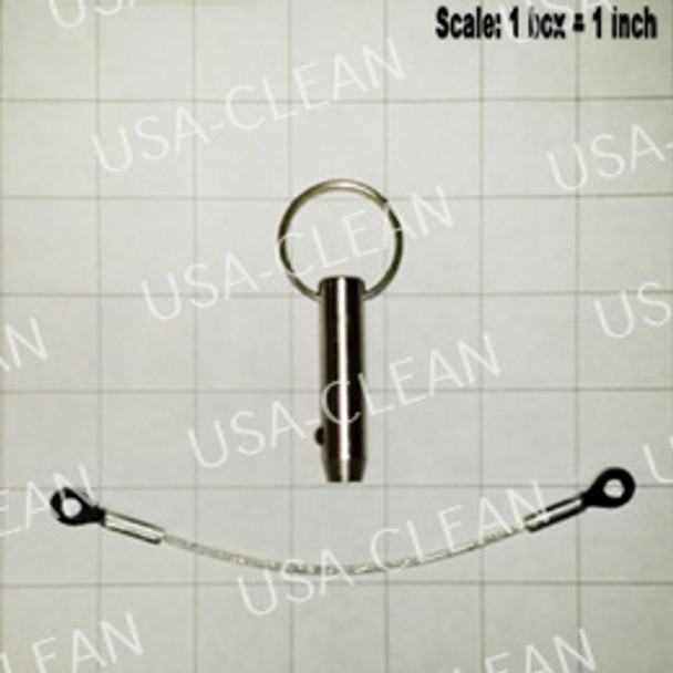 7-133 - Bumper retaining pin with cable 202-0467