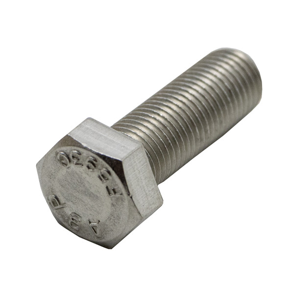 H-01219 - Bolt 3/8-24 x 1 1/8 hex cap stainless steel 202-1186