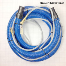  - 20ft 100psi vac/sol hose assembly w/1/4 female & 1/4 male 991-8143                      