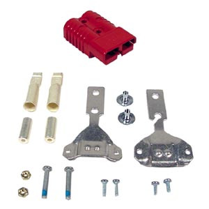 LESTER 12283S 175amp charger plug w/pins & brackets (red) SB175 ...