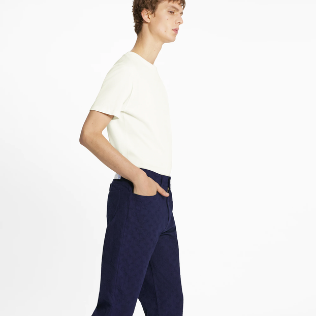 Monogram Regular Denim Pants