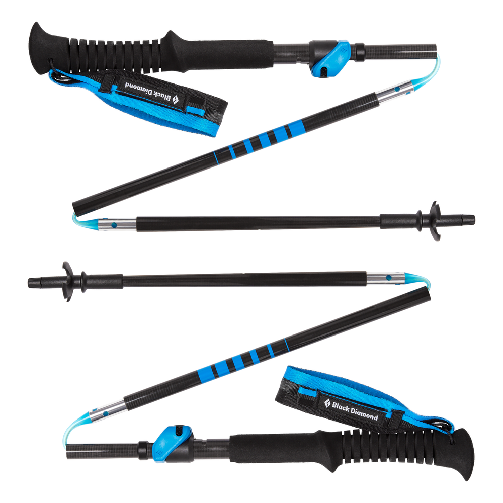 Distance Carbon FLZ Trekking/Running Poles