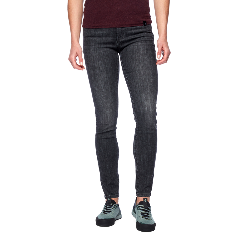 Forged Denim Pants - Women's