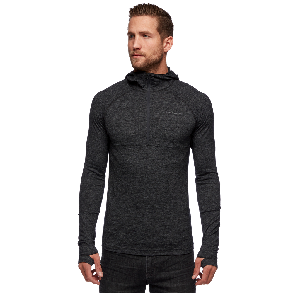 Solution 150 Merino Baselayer Crew Half Zip Hoody - Men's