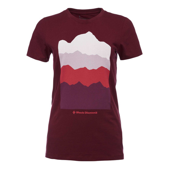 Women's Vista Tee Bordeaux 1