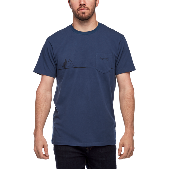 Men's Half Dome Pocket T-Shirt Ink Blue 3