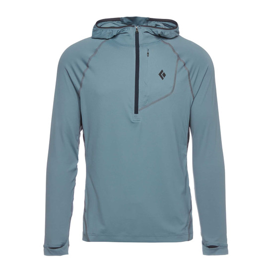 Men's Alpenglow Pro Hoody Storm Blue 1