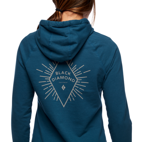 Women's BD Rays Pullover Hoody Azurite 2