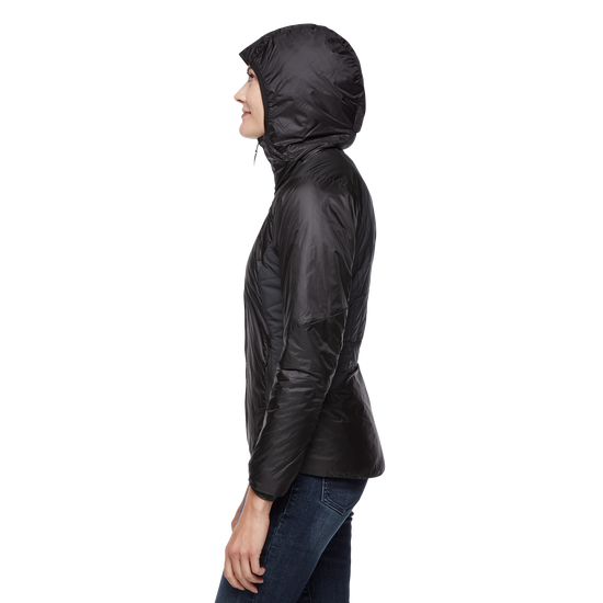 Women's Vision Hybrid Hoody Black 1