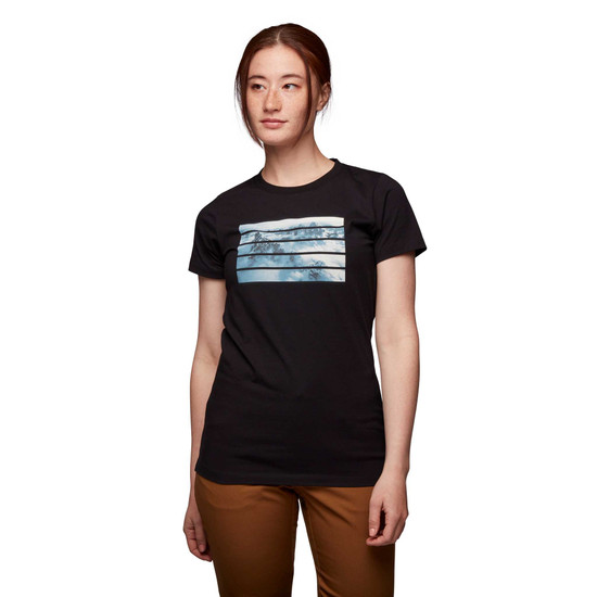 Women's Aerial View Tee Black 2