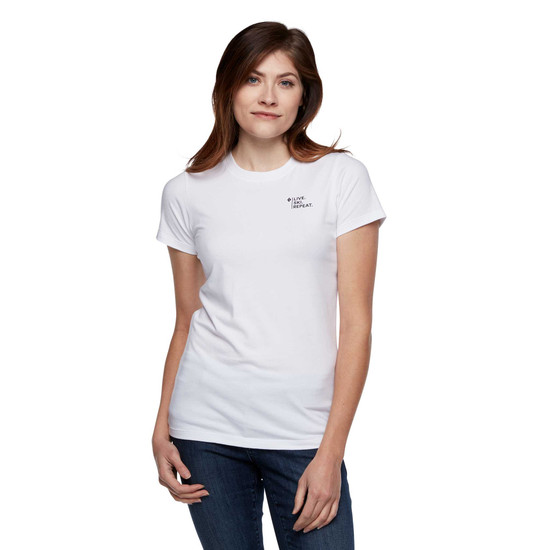 Women's Ski Mountaineering Tee White 1