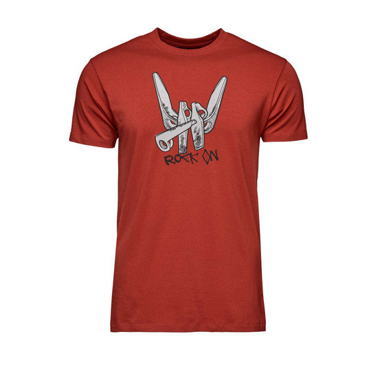 Men's Rock On Tee  Red Rock 3