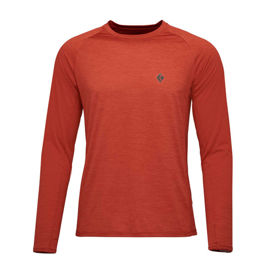 Men's Lightwire Long Sleeve Tech Tee Red Rock 4