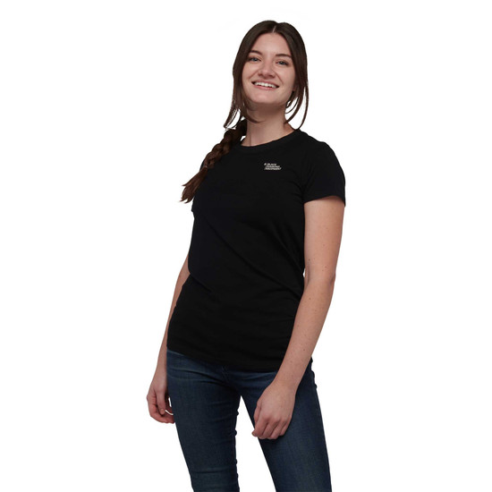 Women's Diamond Camo Tee Black 2