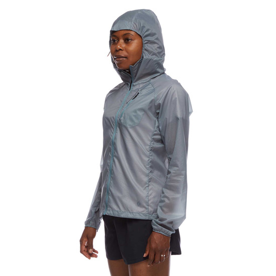 Women's Distance Wind Shell Blue Ash 4