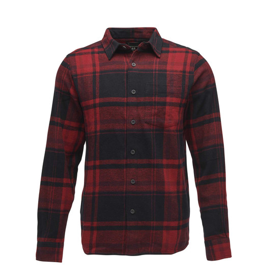 Men's Project Flannel Red Rock-Black Plaid 4