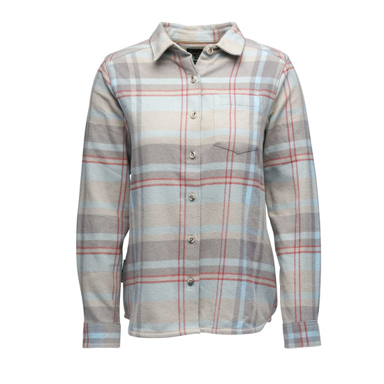 Women's Project Flannel Pewter-Belay Blue Plaid 4