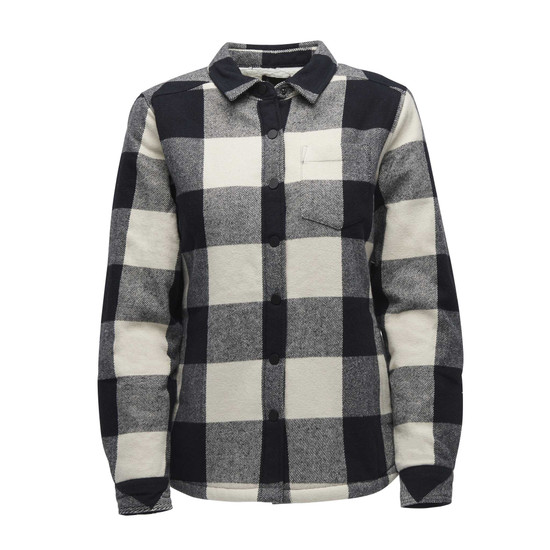Women's Project Lined Flannel Black-Off White Plaid 1