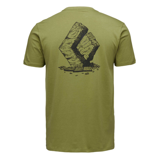 Men's Boulder Short Sleeve Tee Camp Green 2