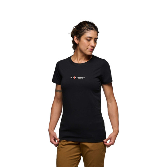 Women's Heritage Wordmark Tee Black 2