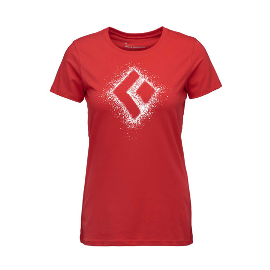 Women's Chalked Up 2.0 Short Sleeve Tee Coral Red 1