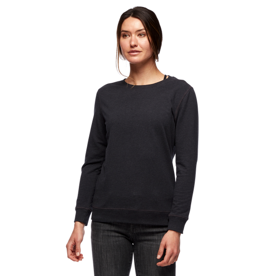 Women's Basis Crew Black/Heather 1