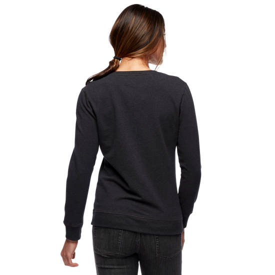 Women's Basis Crew Black/Heather 3