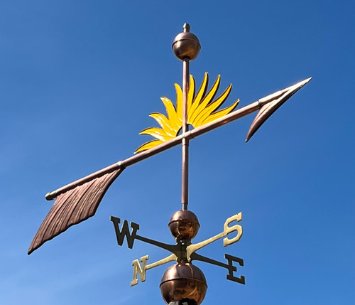 X Large Premium Sun Rise Weathervane