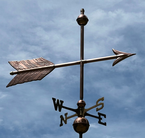 36” Large Premium High Wind Full Arrow Weathervane