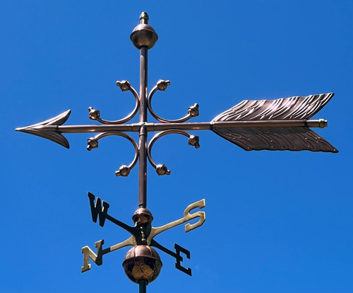 36" Premium HW "Gauge Scroll" Arrow Weathervane