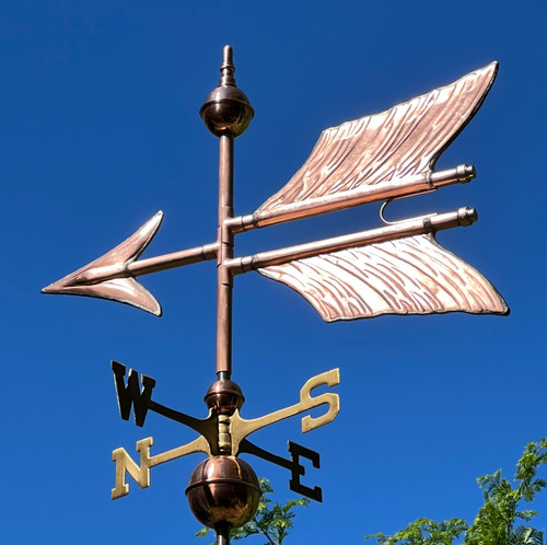 36" Premium HW "Dub Tail" Arrow Weathervane