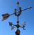Horseshoe painted weathervane