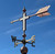 Traditional Cross painted weathervane